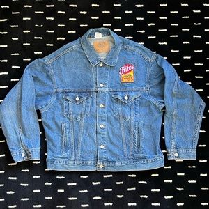 Vintage International Denim Concert Jacket feat. Billy Ray Cyrus Embroidery